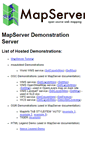 Mobile Screenshot of demo.mapserver.org