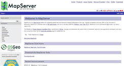 Desktop Screenshot of mapserver.org